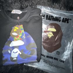 Bape Sweatshirt Long Sleeves 