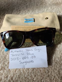 SUNGLASSES - TOM'S SUNGLASSES, SEVERAL STYLES ALL NEW!