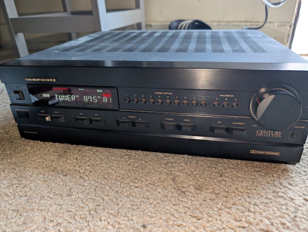 Marantz RS 3557 A/V Receiver Century Collection ((Not Tested)) Turns On