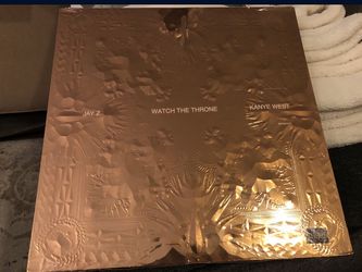 Watch The Throne Gold Vinyl 2 LP Jay Z & KANYE WEST