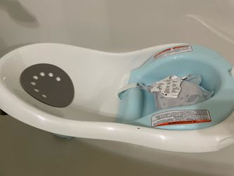 Fisher price baby bath tub with sling and seat (used)