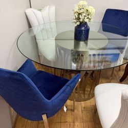 Brand New Tempered Glass Dining Room Sets In Stock, Same Day Delivery 🚚 