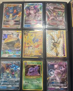 Pokemon card binder lot (lightly played, moderately played)