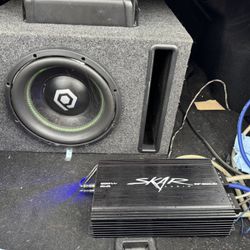 Insane Setup 10"Soundqube in ported spl style deep box & Skar audio 800rms 1ohm stable amp
