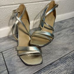 Golden Strap High Heels