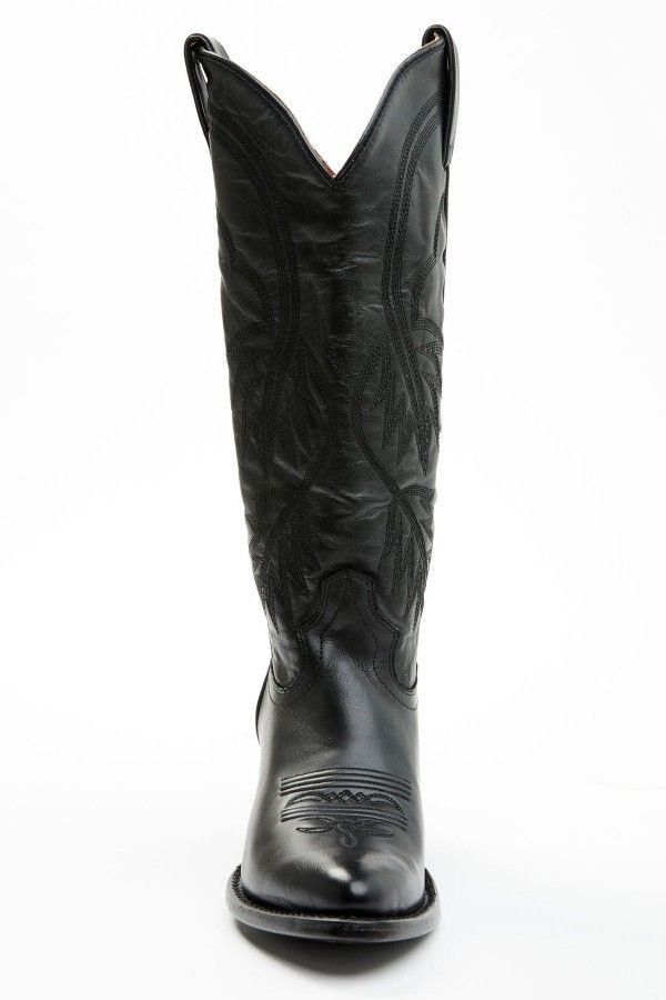 Ydellwind Black Leather Women's Boots Size 8.6-9.