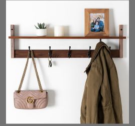 Coat Rack Wall Mount With Shelf