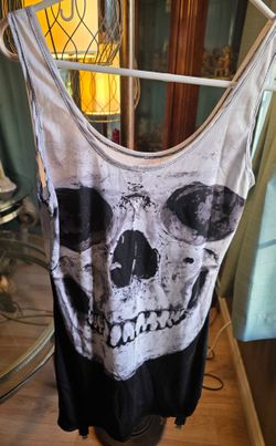 Skull dress Halloween Costume Size M/L