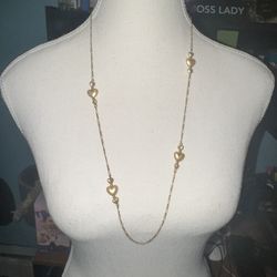 Vintage Avon Heart Necklace 