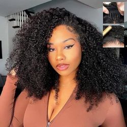 16 Inch Curly Half Wig Human Hair(brand new)