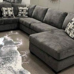 Brand New Ashley 👌BALLINASLOE SMOKE LAF/RAF SECTIONAL