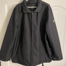 Tumi Men’s T-Tech XL Jacket Coat; Black