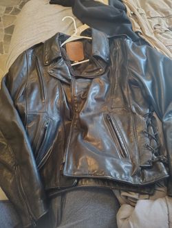 Genuine Leather Z1R Drag Specialties Jacket