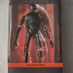 2024 STAR WARS THE BLACK SERIES.  STAR WARS ANDOR.  #11 K-2S0 (KAY-TUESSO) 6" ACTION FIGURE. 