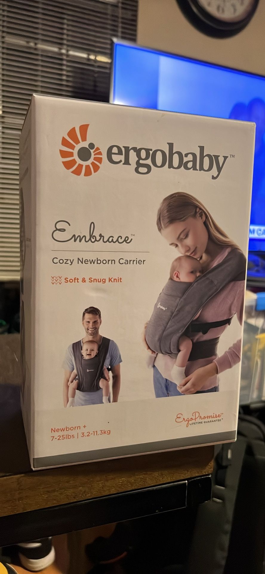 Ergobaby Embrace Cozy Knit Newborn Carrier for Babies