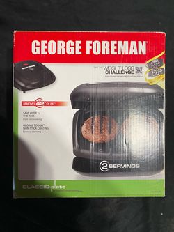 George Foreman Classic Plate 2-Serving Grill