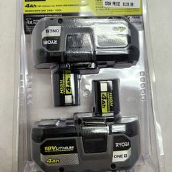 Ryobi Battery Tools New In Box 6ah
