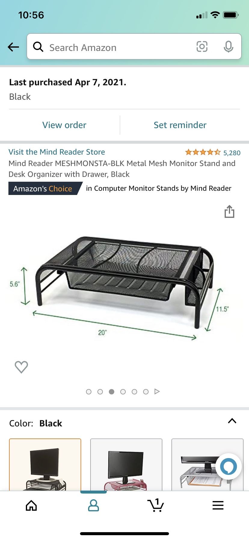Computer Stand With Drawer