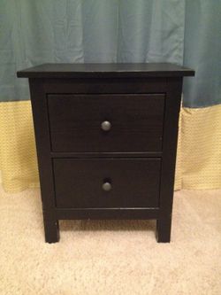 Ikea nightstand espresso for Sale in Helotes TX OfferUp