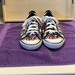 Women’s Coach Tennis Shoes With Pink And Black Design