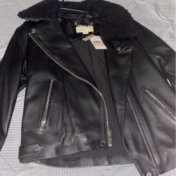 Micheal Kors Leather Jacket 