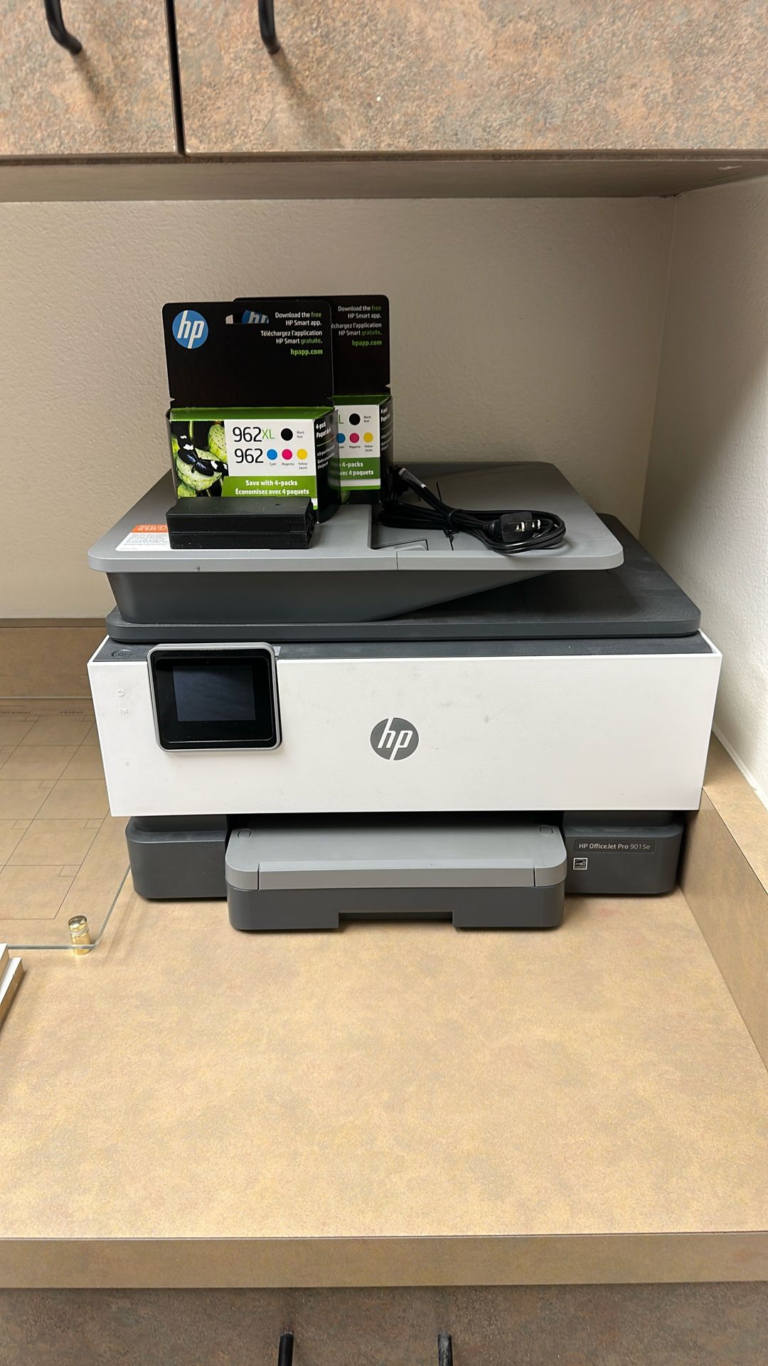 Hp 9015e Printer With HP Ink Combo Packs