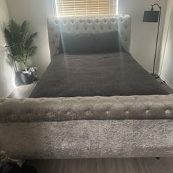 Queen Sleigh Bed Frame 