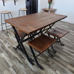 Dining Table and Stools