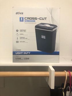 Ativa Cross Cut Paper Shredder