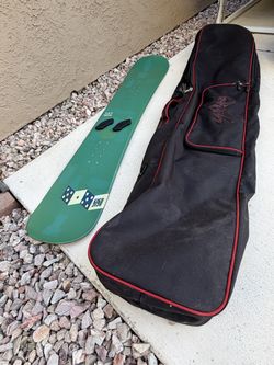 Snowboard bag + snowboard - $20 both