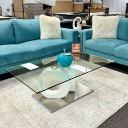 Amazing Offer🔥Beautiful Blue Sofa&Loveseat Available Limited Time Only $799 (Huge Saving)