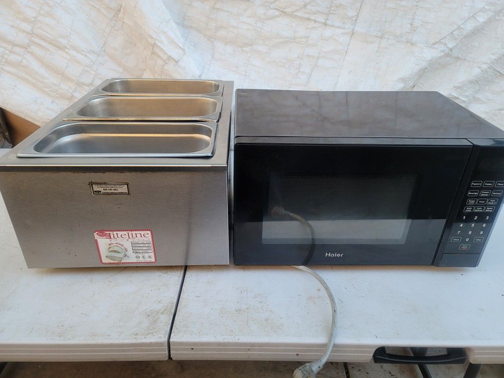 Commercial Warmer Wells And Microwave