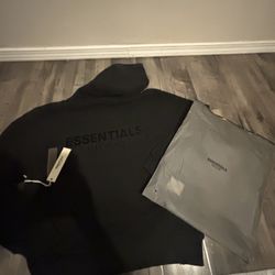 Black Essentials Hoodie 