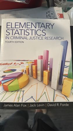 Elementary Statistics in Criminal Justice Book