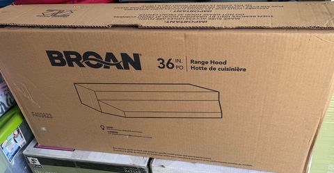 36” range hood