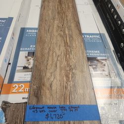 Lifeproof
Moose Lake Chestnut 22 MIL x 9 in. W x 48 in. L Click Lock Waterproof Luxury Vinyl Plank Flooring (18 sq. ft./case)