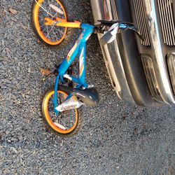 Kids Hot Wheel Bike Needs Pedals And Post For Seat