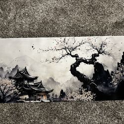 Desk gaming mouse pad