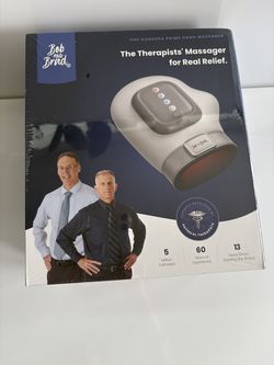 Bob and Brad H90 HandSpa Prime Hand Massager Heated Pain Relief White/Gray