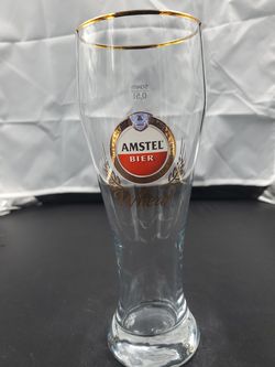 (1) Amstel Beer Drinking Glass