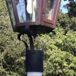 Antique Copper Gas Outdoor Lamp Fixtures