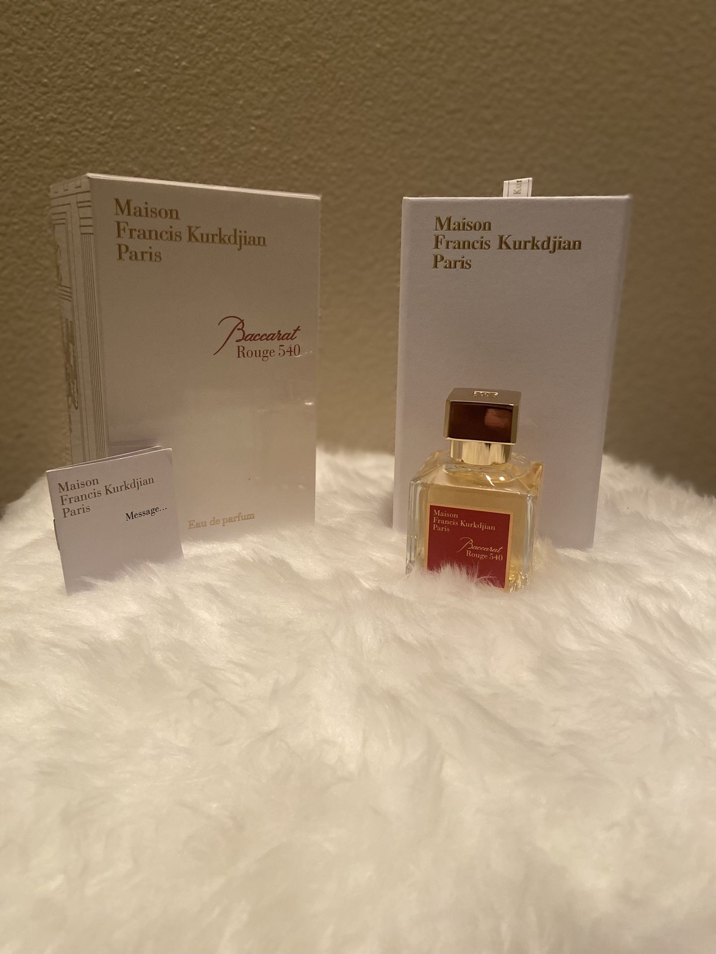 Maison Francis Kurkdijian Paris baccarat rouge 540