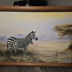 2 African Oil Painting