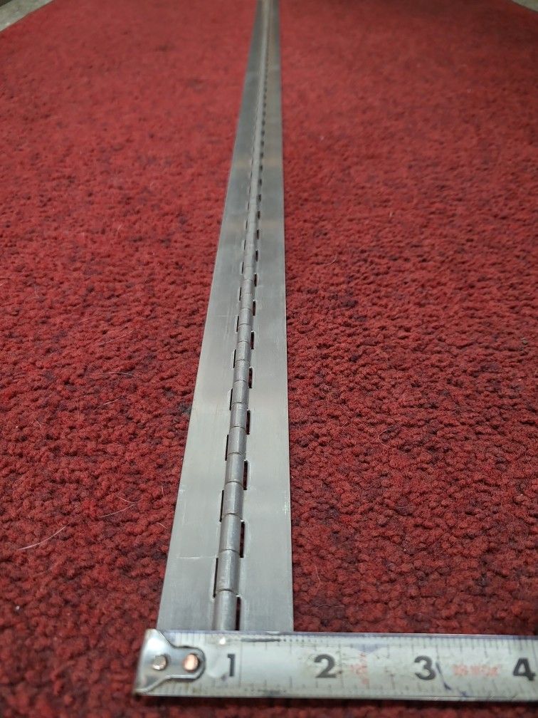 1-1/2" Wide 44" Long Blank Aluminum Piano Hinge