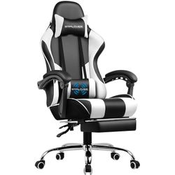 GTPLAYER Gaming Chair with Footrest