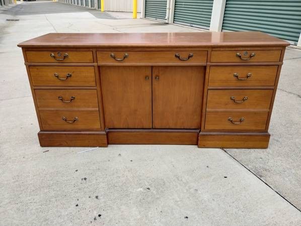 Vintage 1980's Credenza / TV Stand - Made in High Point, NC!