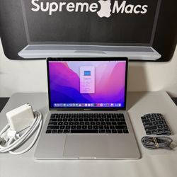 2017 Apple MacBook Pro 13” (A1708) with 16GB RAM, 128GB SSD, and macOS Ventura: