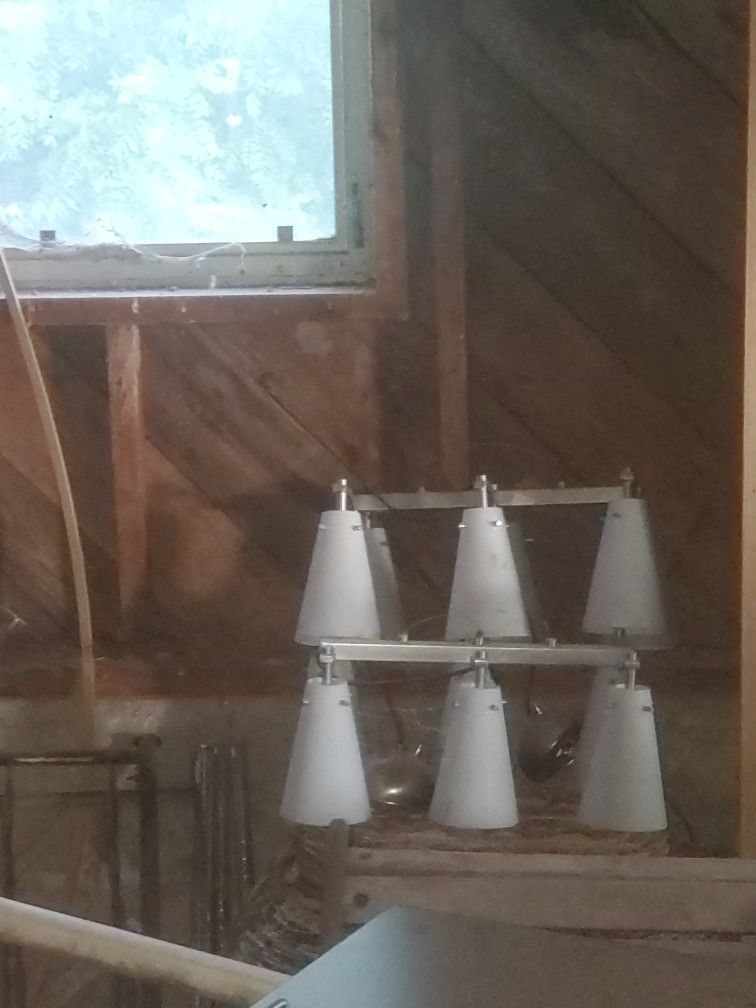 NICE CHANDELIERS/ OVER POOL TABLE LIGHTS $40 EACH