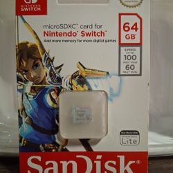 SanDisk Brand New Nintendo Switch 64 Gb Sealed 