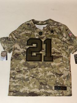 Limited Dallas Cowboys Ezekiel Elliott #21 Nike Salute To Service Jersey Size M, L, or XL